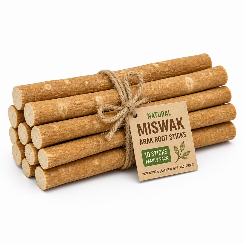 10 Miswak Sticks bundle of natural miswak sticks